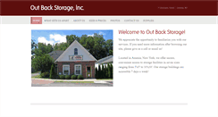 Desktop Screenshot of outbackstorage.net