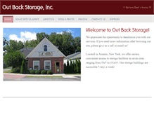 Tablet Screenshot of outbackstorage.net